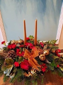 Christmas Candle Arrangement